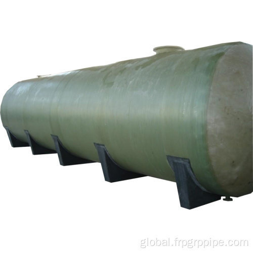 Fiberglass FRP Tank Horizontal FRP Tank Fiberglass Container for acid alkali Manufactory